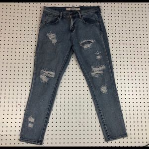 Melville distressed denim size 27 high waist jeans